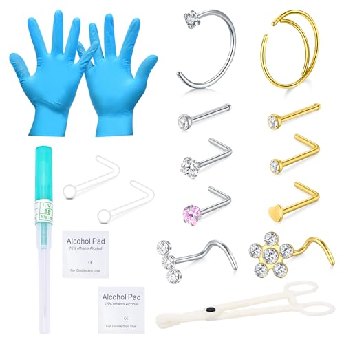 D3-needle +lots of jewelry- silver gold