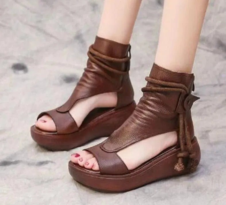 Women's Comfortable Tassel Wedge Sandals - Stylish Summer Casual Shoes for Beach, Vacation & Outdoor Walking