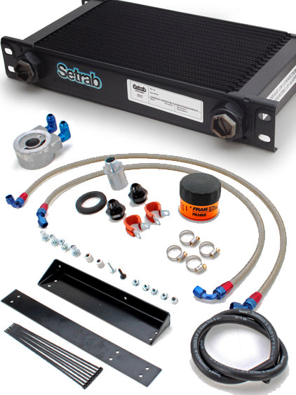 2012-2020 Nissan 370Z Z34 SETRAB Performance Oil Cooler Kit - Street Edition | High-Performance Cooling System for Track & Daily Driving