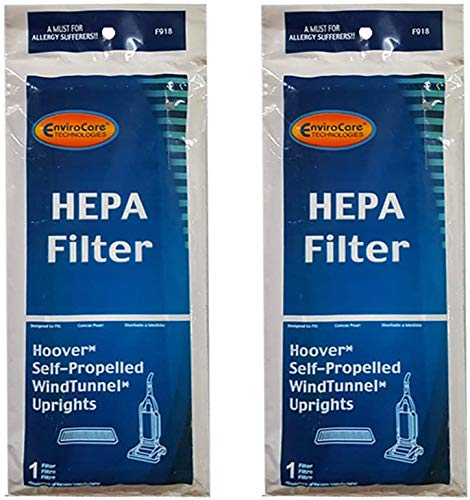 Hoover WindTunnel HEPA Replacement Filters - Compatible with Models 40120101, 43613021, 43613-022, STR42651 - 2 Pack - Perfect for Allergy Relief & Deep Cleaning of Carpets & Upholstery