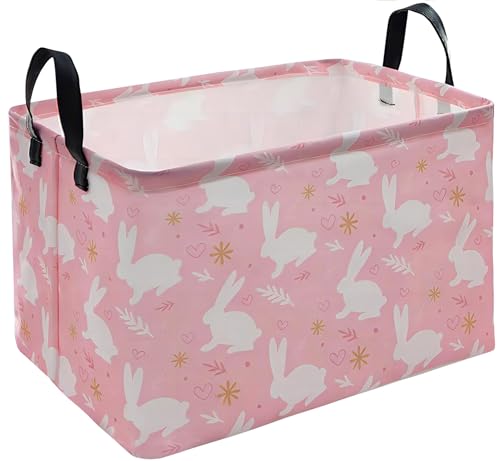 Rec pink white rabbit