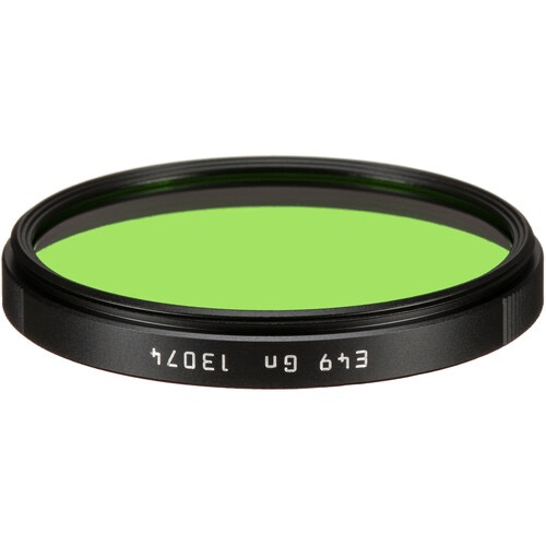 Leica E49 Green Filter for M Series Cameras - Enhance Contrast & Reduce Glare - Perfect for Landscape & Black & White Photography