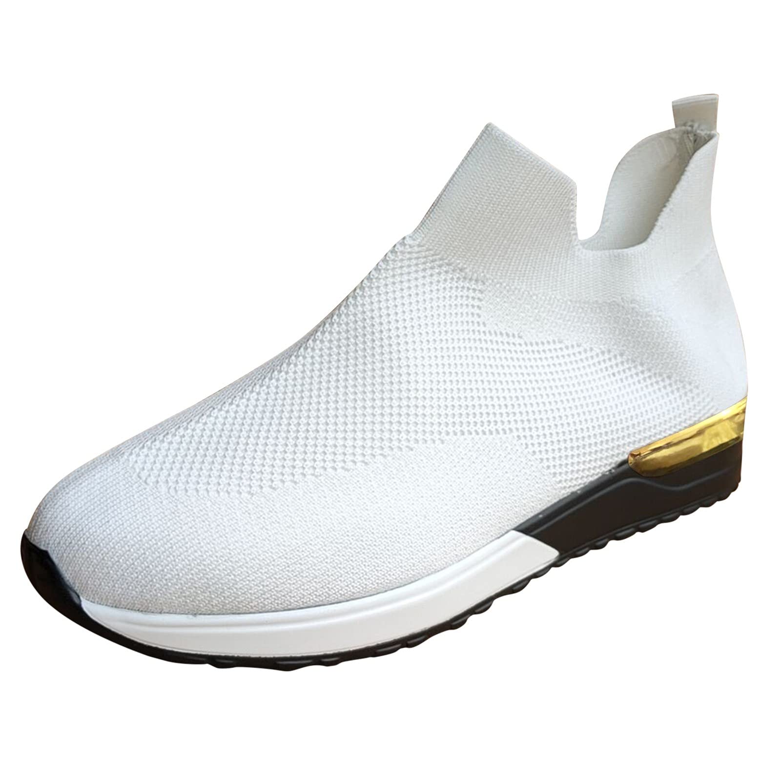 Women's Lightweight Slip-On Sneakers - Comfortable Casual Tennis Shoes for Women - Perfect for Walking, Running, and Everyday Wear