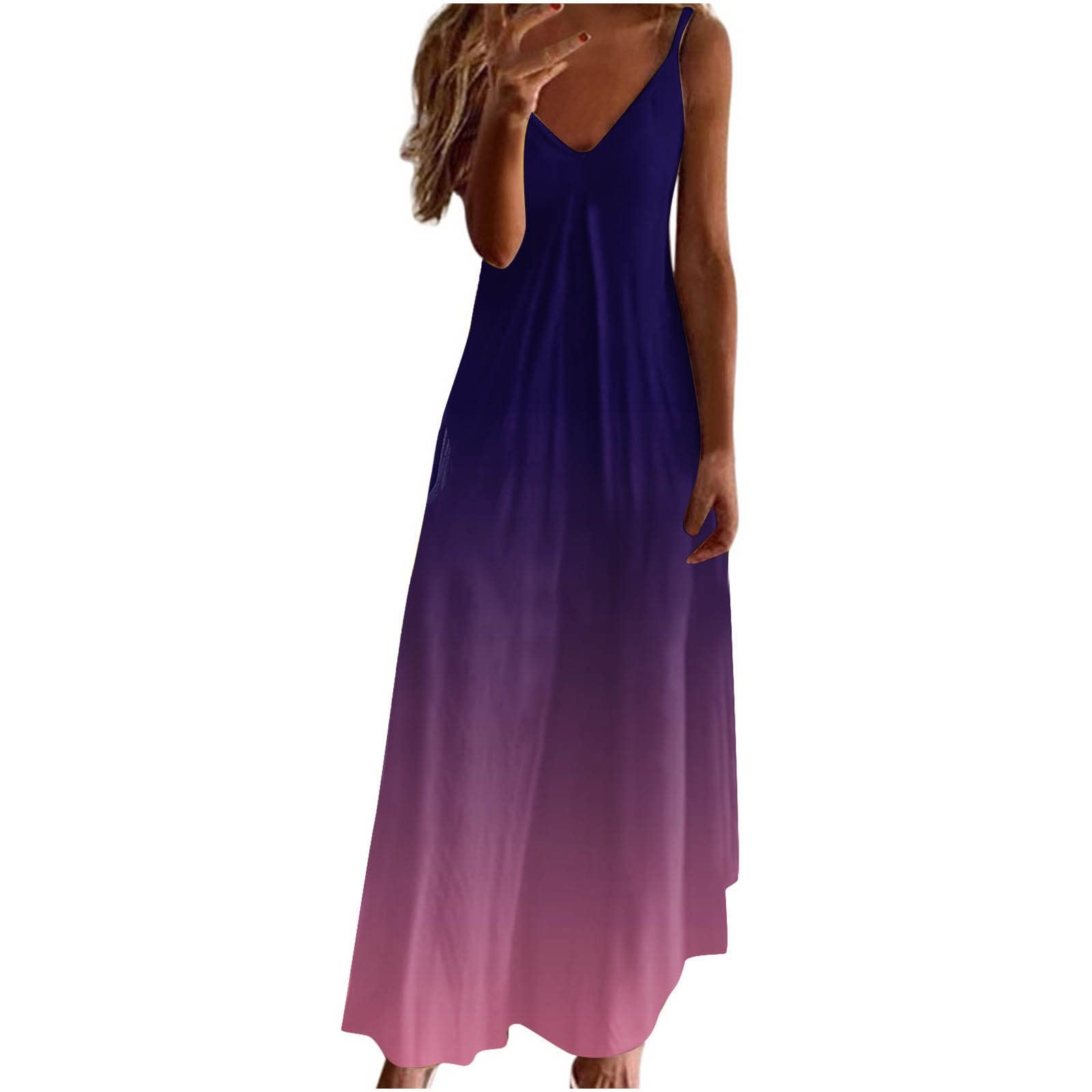 Oelaio Women's Spring Boho Casual Sun Dresses - Short Sleeve Summer Wedding Guest Dress for Graduation, Beach & Outdoor Events