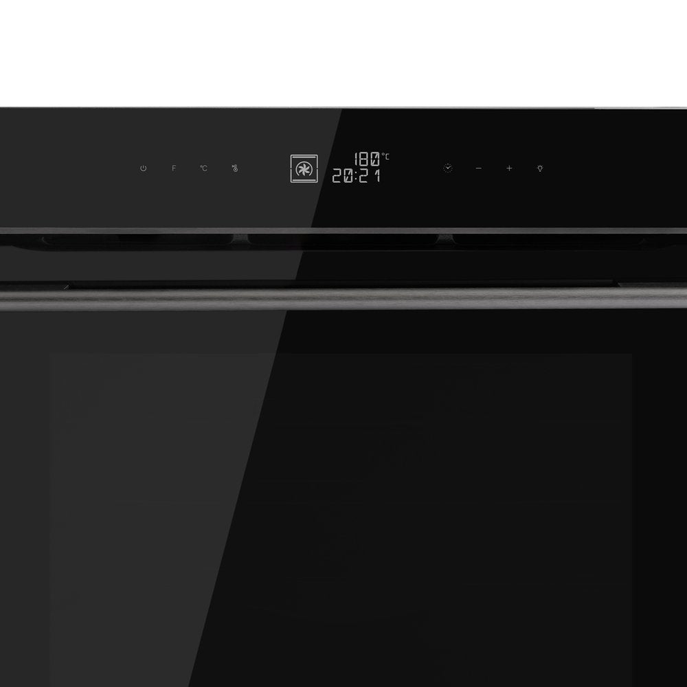 **OBOP6016AM 60cm 16-in-1 Pyrolytic Oven with Air Fryer - Midnight Black | Large Capacity, Self-Cleaning, Multi-Function Oven for Baking, Roasting & Air Frying | Perfect for Home Kitchens & Entertaining**