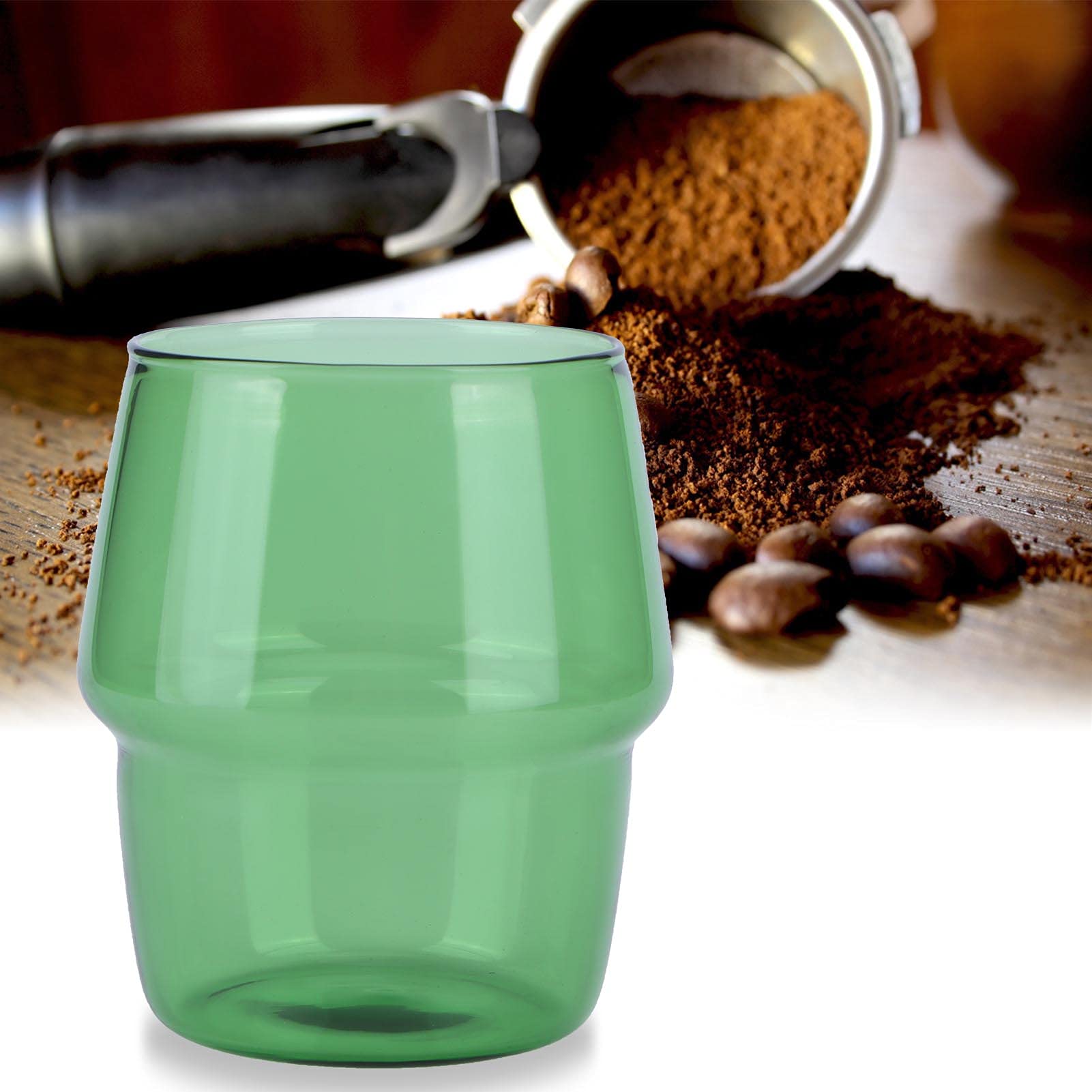 Heat-Resistant 350ml Coffee Mug with Exquisite Design - Perfect for Milk, Tea & Hot Drinks - Ideal Gift for Father's Day & Christmas (Green) - Great for Home, Office & Daily Commute