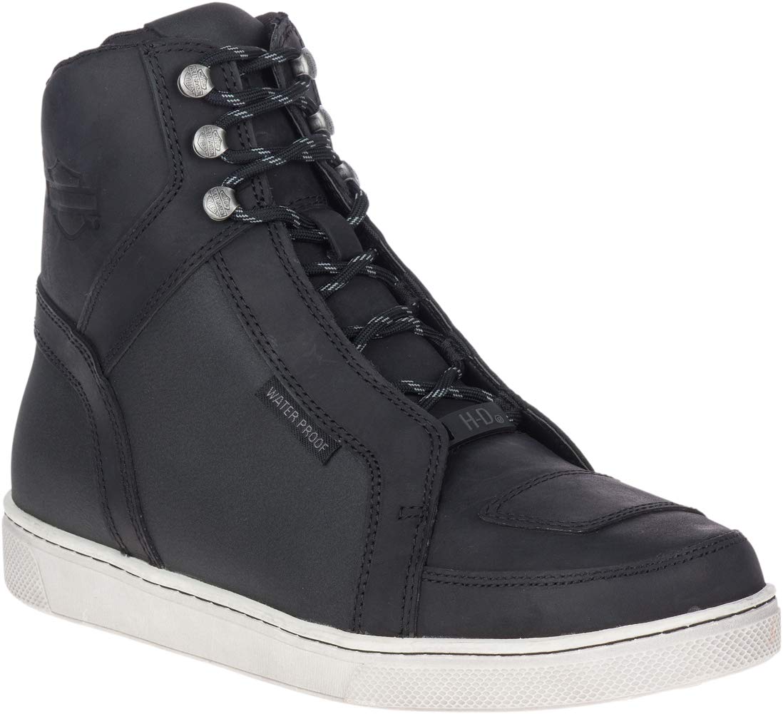Harley-Davidson Men's Tremont 6.5-Inch Black Leather Motorcycle Boots - Durable Biker Footwear for Riding & Casual Wear - Perfect for Motorcycle Enthusiasts & Outdoor Adventures