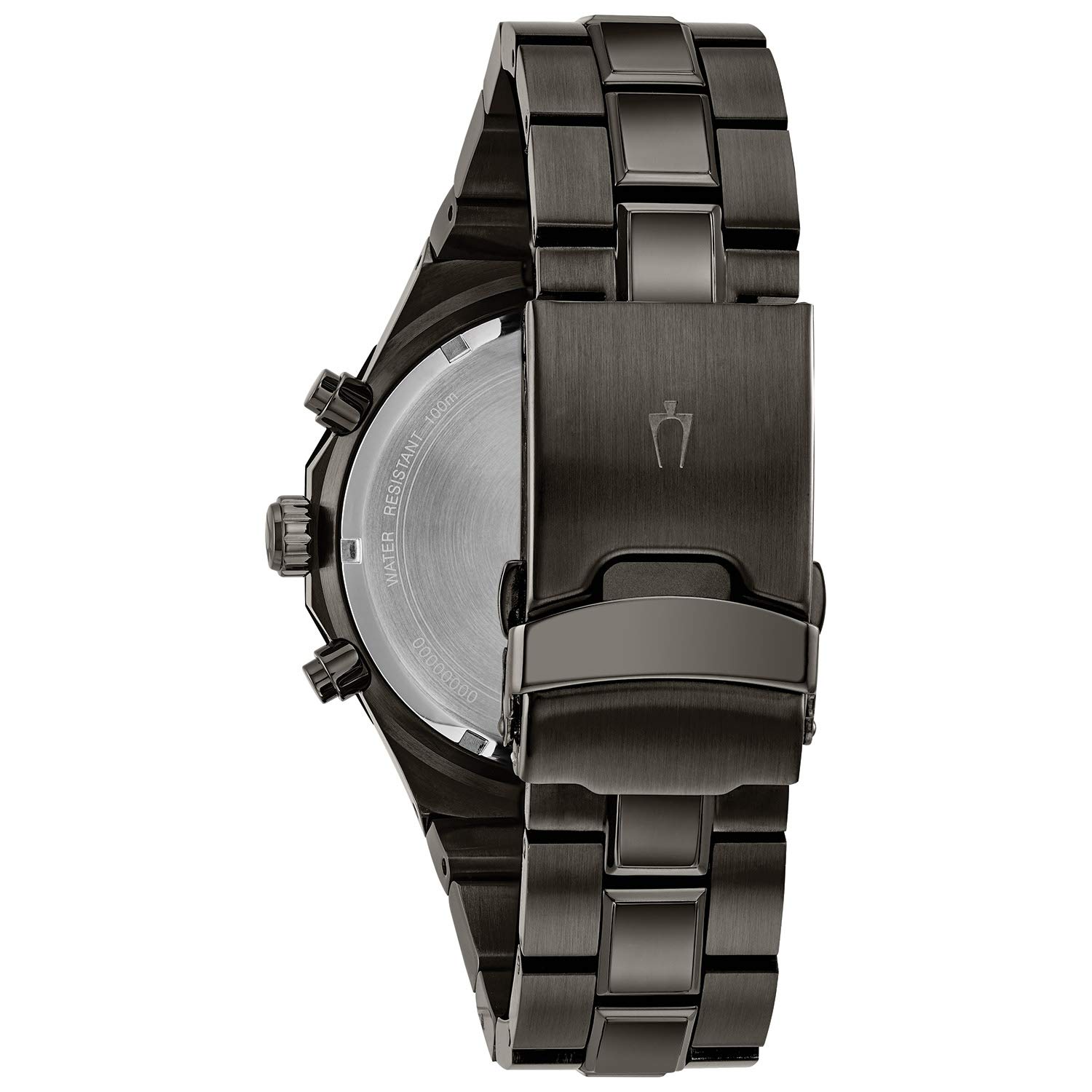 Bulova Men's Classic Diamond Chronograph Quartz Watch - 6-Hand, Date Calendar, Luminous Markers, 100M Water Resistant, 44mm Stainless Steel Case - Perfect for Business, Formal Events & Luxury Gifts