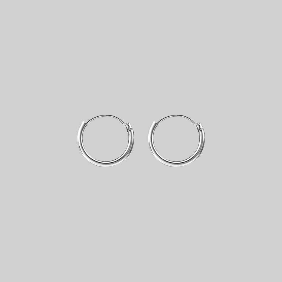 Small Silver Hoops Earrings for Women - Minimalist Sterling Silver Hoop Earrings - Perfect for Everyday Wear, Gifts & Special Occasions