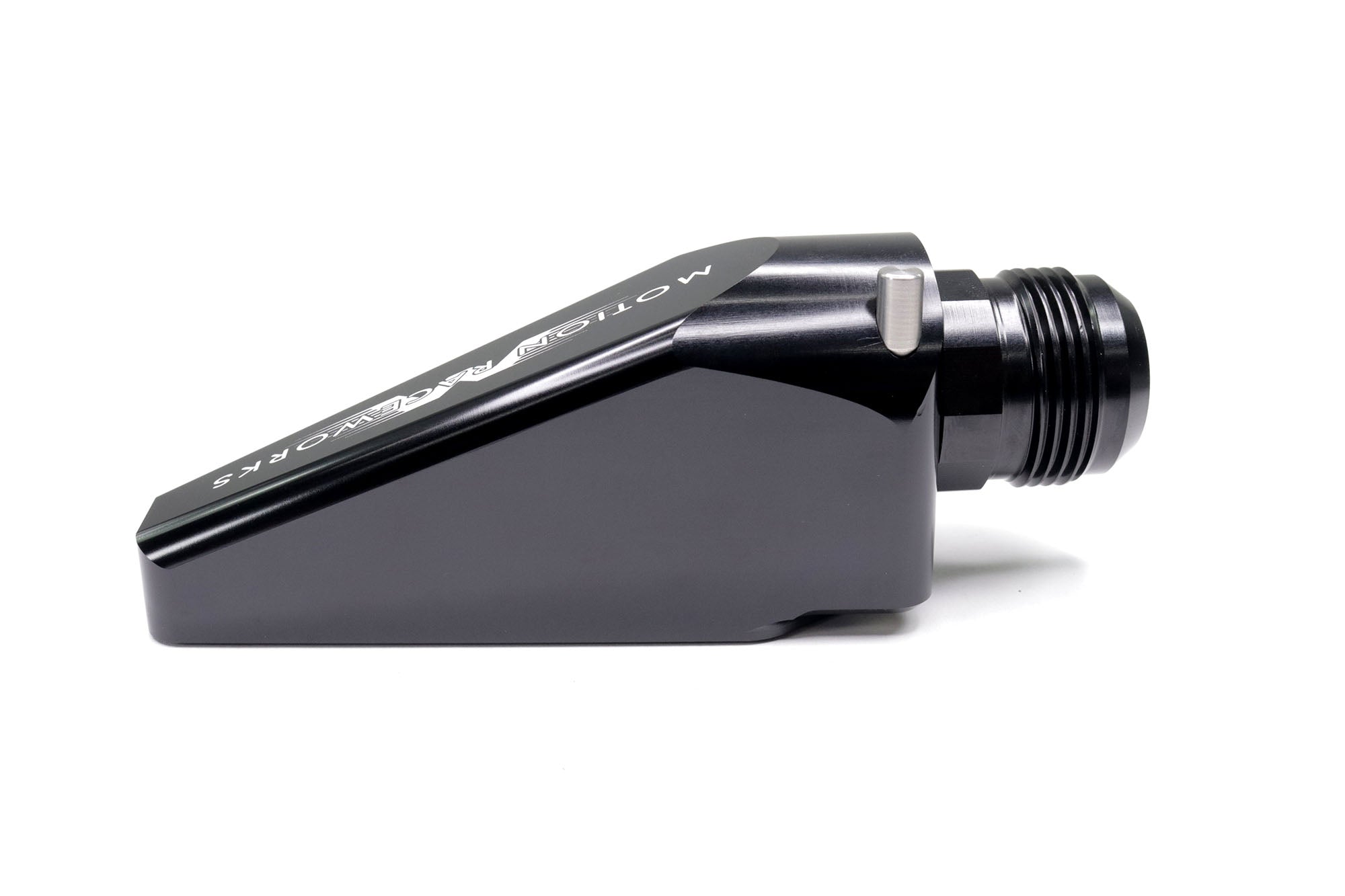 Black Anodized Billet Burn Down Breather Quick Release Fittings (Pair) - High Performance Automotive & Racing Applications