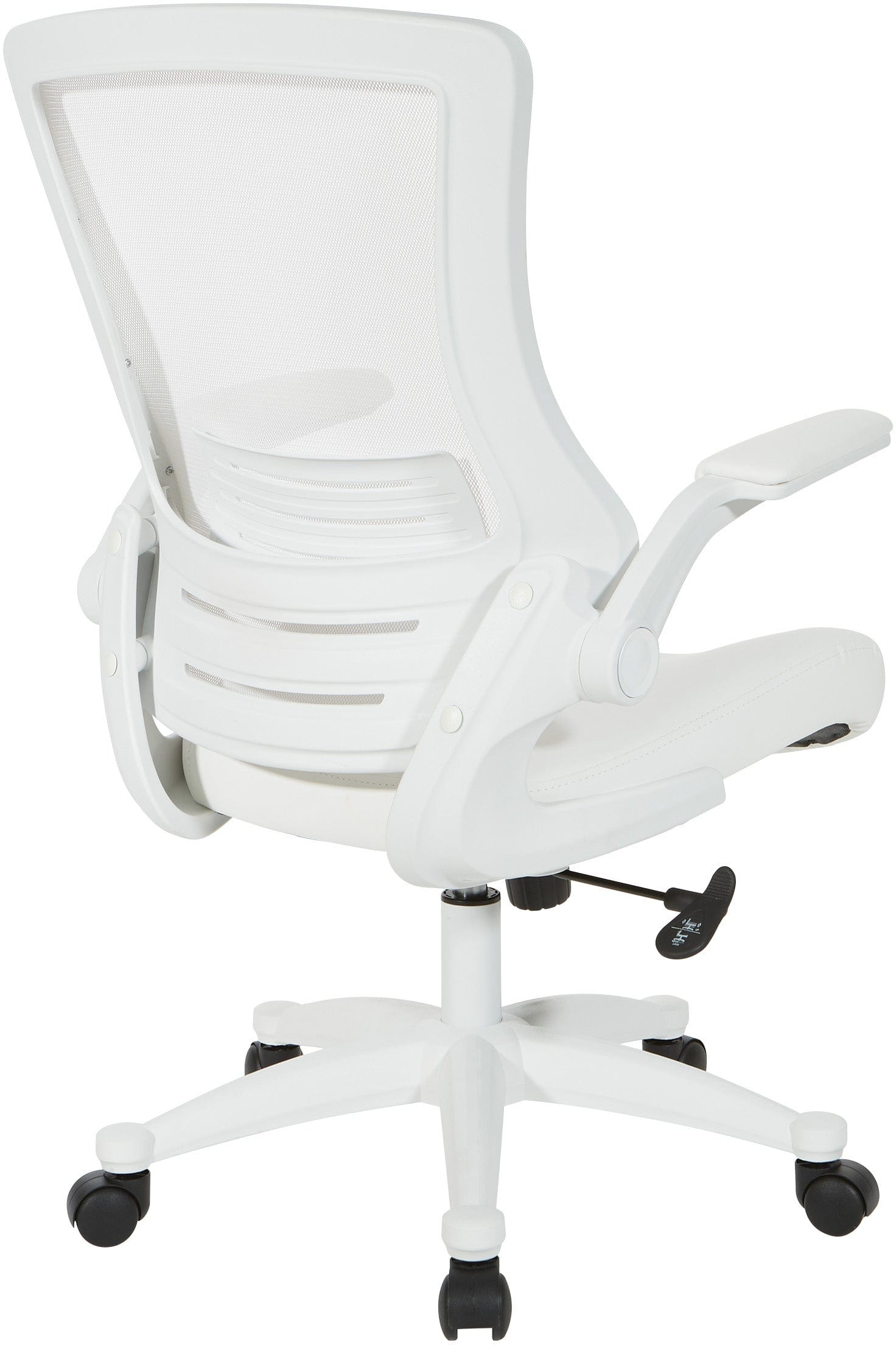 Office Star White Screen Back Manager's Chair [EM60926WH] - Ergonomic Executive Office Chair with Adjustable Height for Home & Business Workspaces