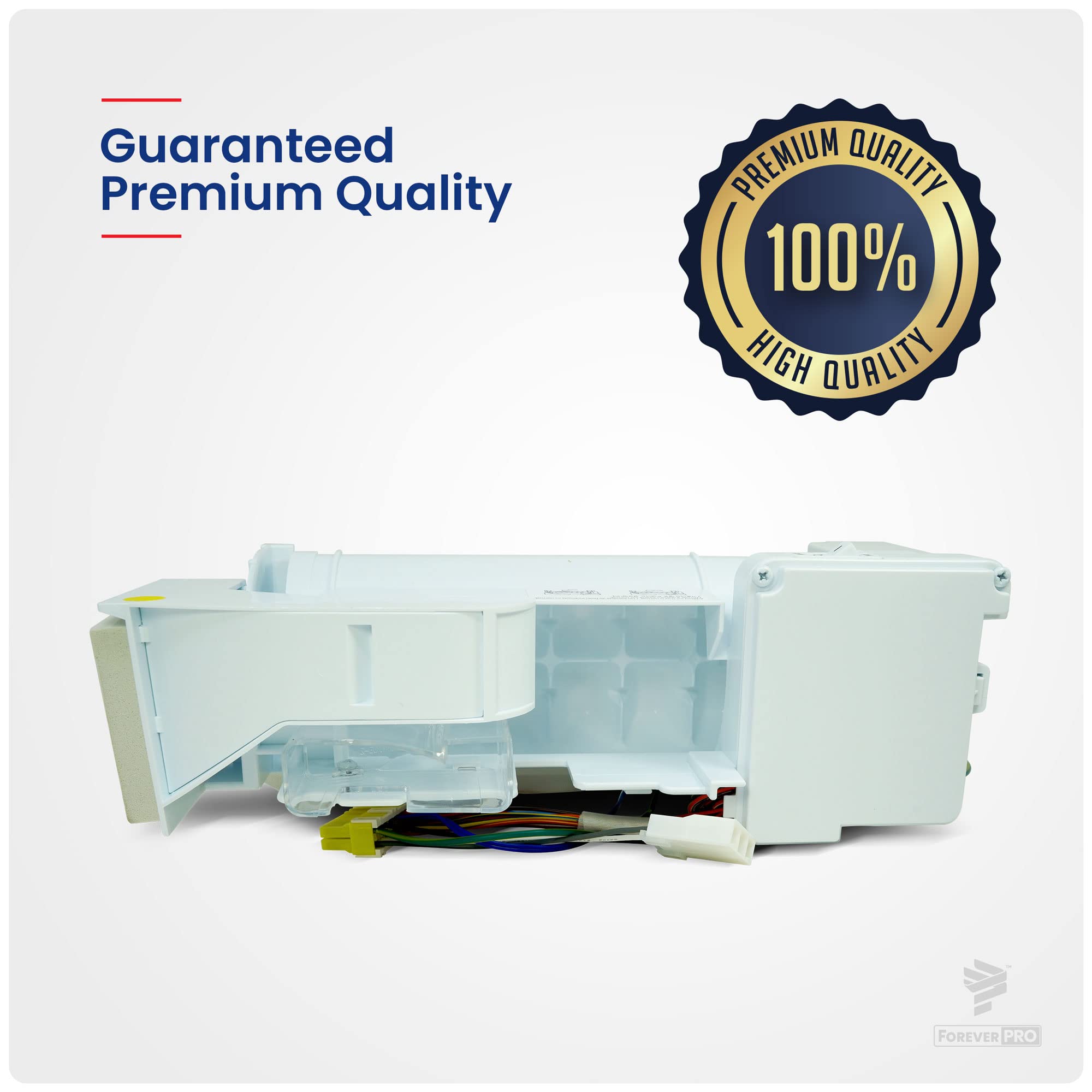 ForeverPRO AEQ72910411 Ice Maker Assembly Kit Replacement for LG Freezer Model 2629334 & PS7788168 - Perfect for Home Kitchen Appliance Repair and Maintenance