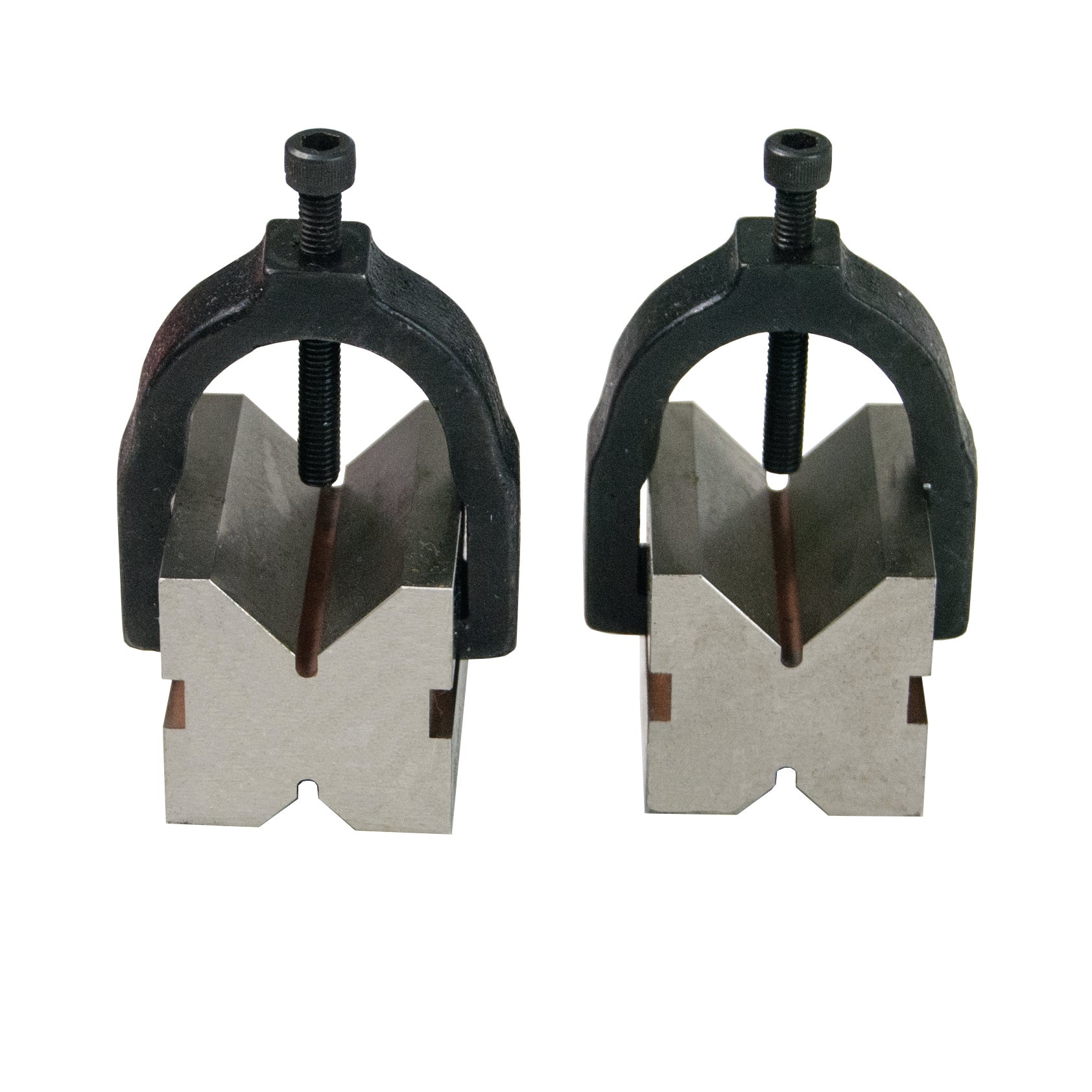 Precision V Blocks and Clamps Set - Heavy Duty Metalworking Tool for Milling, Drilling & Grinding - Perfect for Machinists, Engineers & DIY Projects