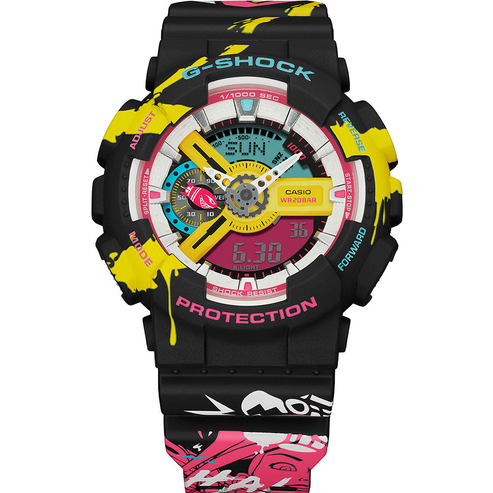 G Shock GA110LL 1A League of Legends Unisex Digital Watch - Stylish Gaming & Outdoor Sports Watch for Men and Women