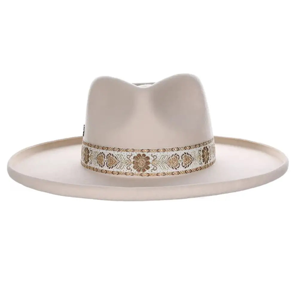 Biltmore Darlin Wide Brim Wool Felt Fedora Hat for Women - Stylish Sun Protection & Outdoor Fashion Accessory for Summer, Beach, and Travel