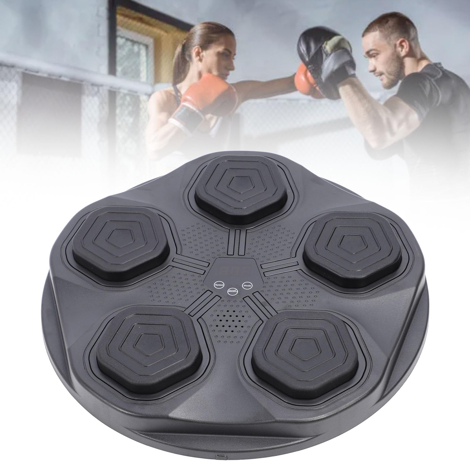 Alomejor Real-Time Feedback Boxing Trainer - Music Punching Machine for Adults & Kids - Home Gym Equipment for Fitness & Stress Relief