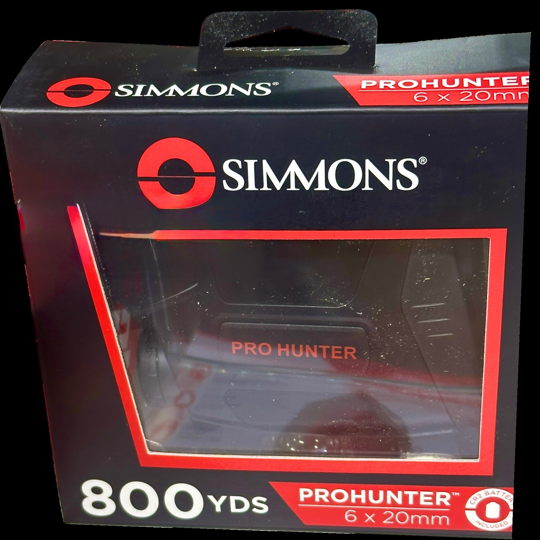 Simmons ProHunter SPH800 800 Yard Laser Rangefinder - 6x20mm Optics for Hunting, Golf & Outdoor Sports | Long Distance Range Finding for Bowhunting, Target Shooting & Wildlife Observation