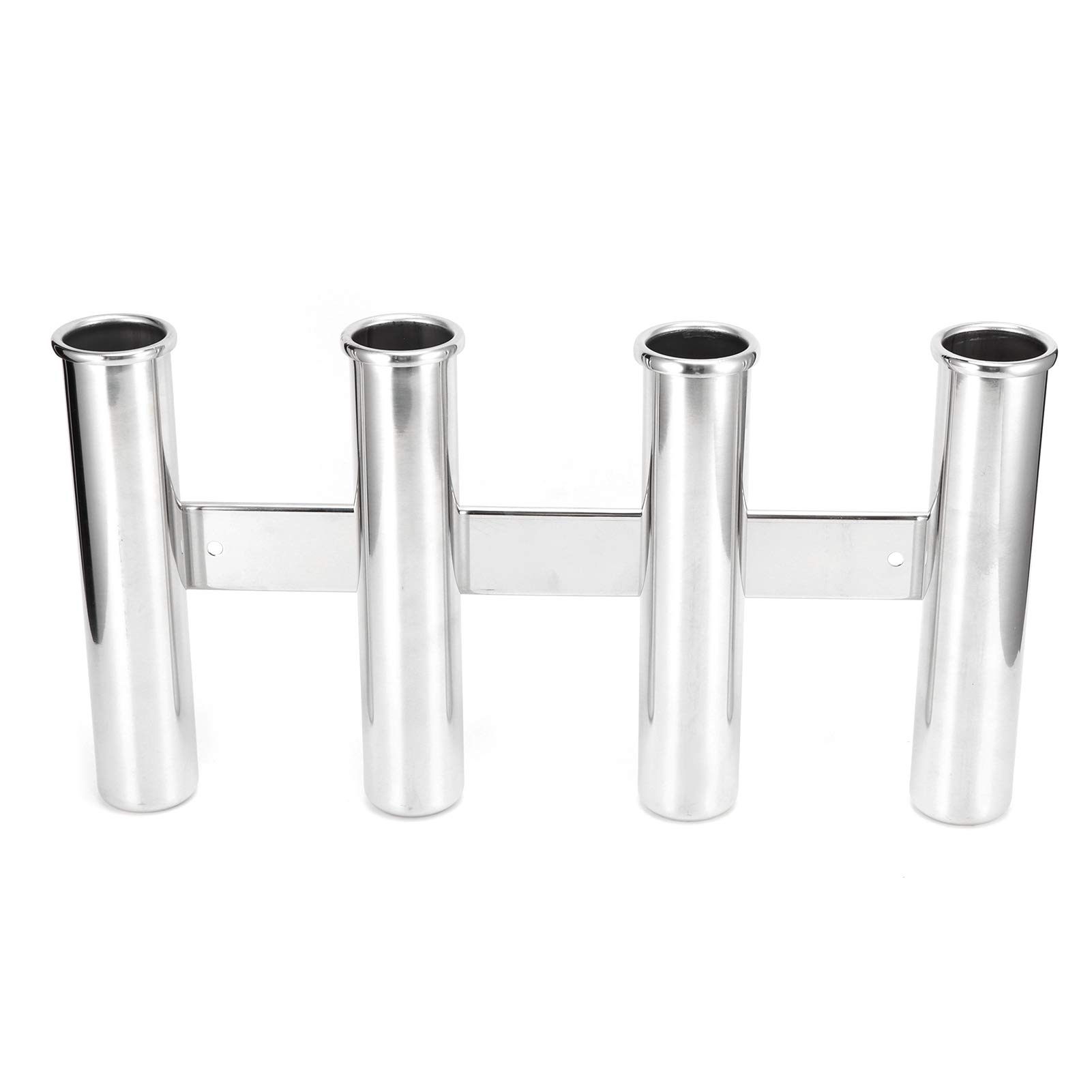 4-Tube Vertical Fishing Rod Holder for Boats - Stainless Steel Marine Mount for Yachts & Fishing - Perfect for Saltwater & Freshwater Angling