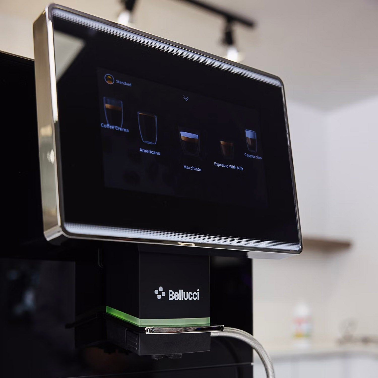 Bellucci Bistro Automatic Coffee Machine - Black | Premium Espresso Maker for Home & Office | Perfect for Morning Brews, Entertaining Guests & Coffee Lovers