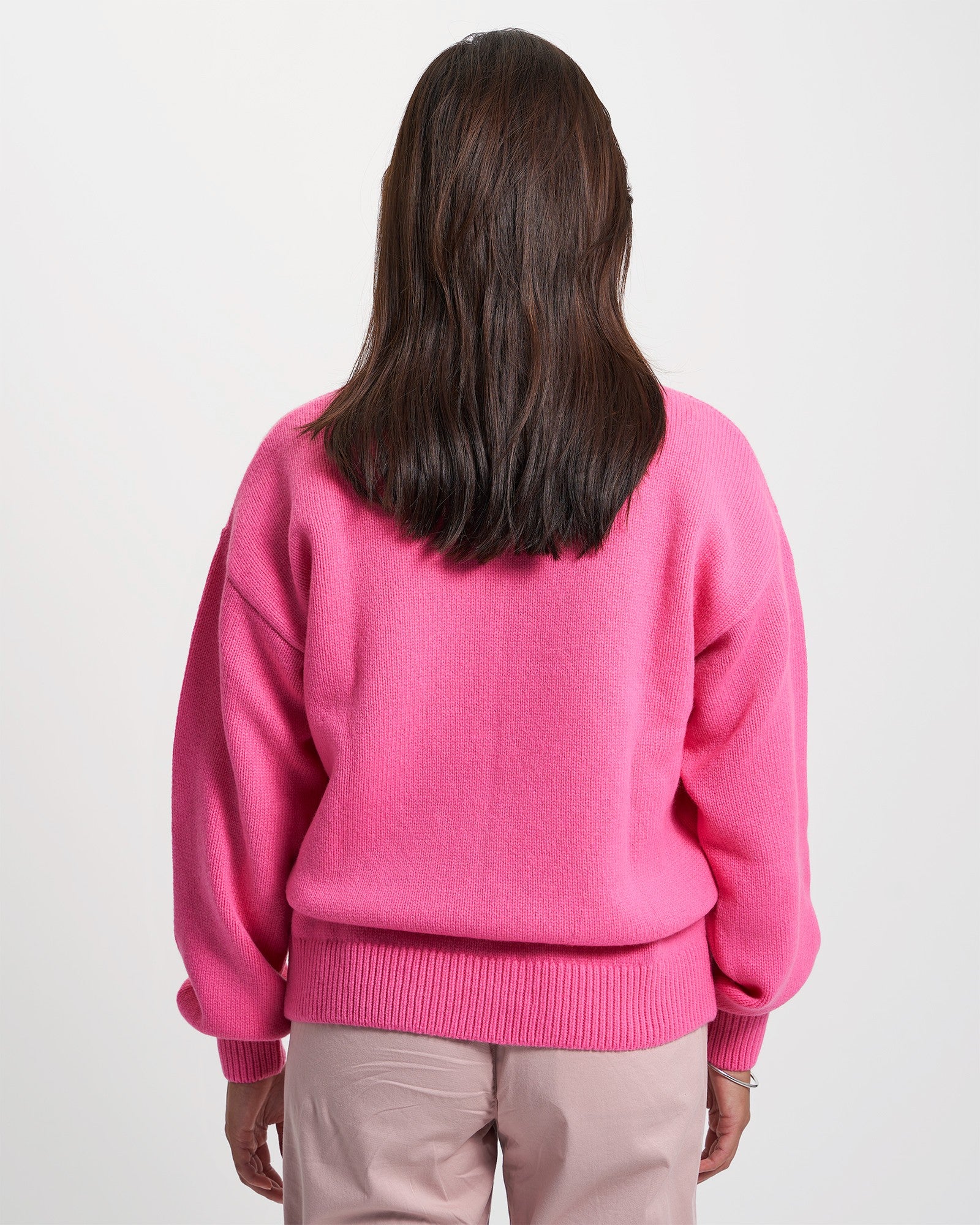 Premium Oversized Merino Wool Crewneck Sweater - Polar Blue | Soft & Warm Winter Pullover for Women & Men | Perfect for Casual Outfits, Cozy Nights & Cold Weather Fashion