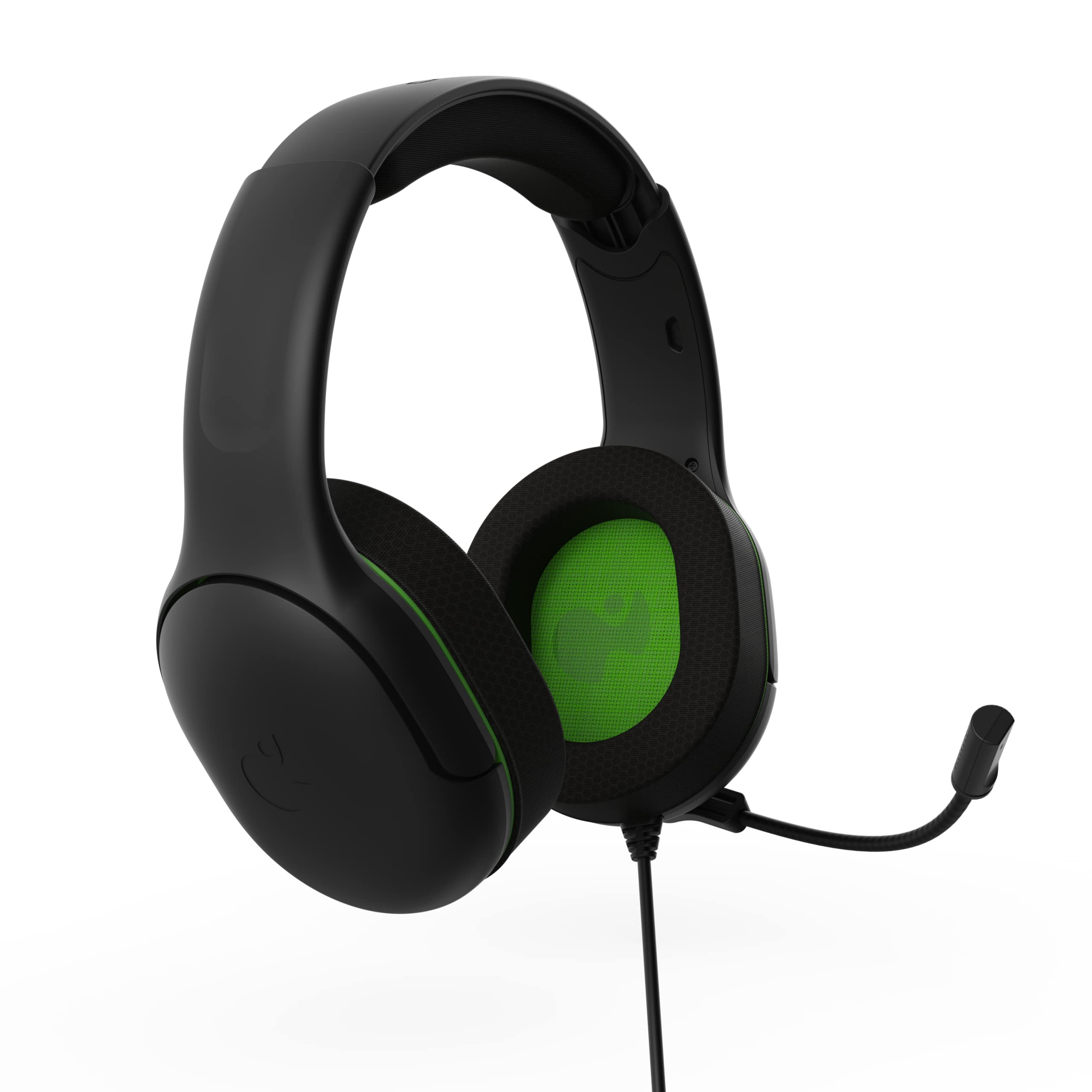 PDP Gaming AIRLITE Pro Wired Stereo Headset with Mic - Compatible with Xbox Series X/S, Xbox One & PC - Lightweight Memory Foam Ear Cushions - Windows Sonic Spatial Sound - Black - Perfect for Gaming, Streaming & Online Meetings