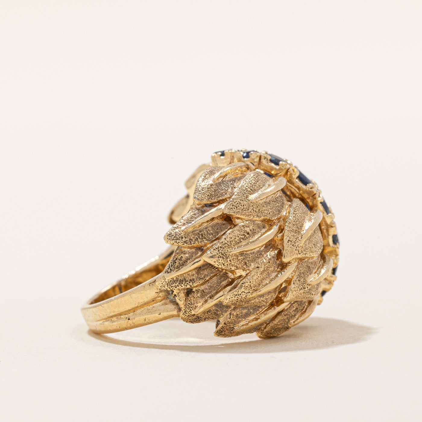 Elegant Sapphire Cocktail Ring - 0.77 Carat Total Weight (CTW) - Size 6.25 - Perfect for Evening Parties, Weddings & Special Occasions