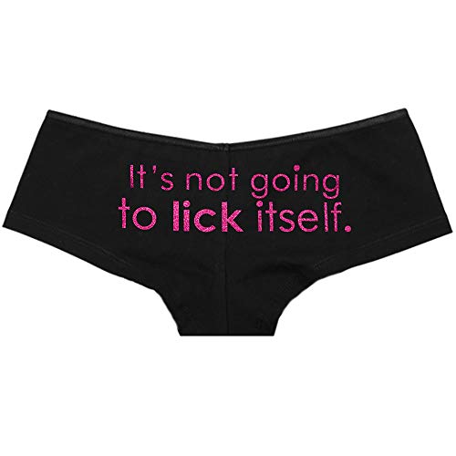 Cheeky - Black (Pink Sparkle - Lick Itself)