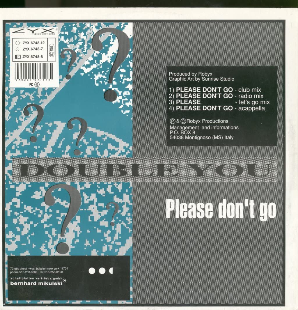 Double You - Please Don't Go (Remixes) | 90s Dance Music, Club Hits & Party Playlist | Perfect for DJ Sets, Workout Sessions & Retro Music Lovers