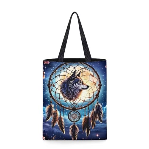 Dream Catcher Wolf Print
