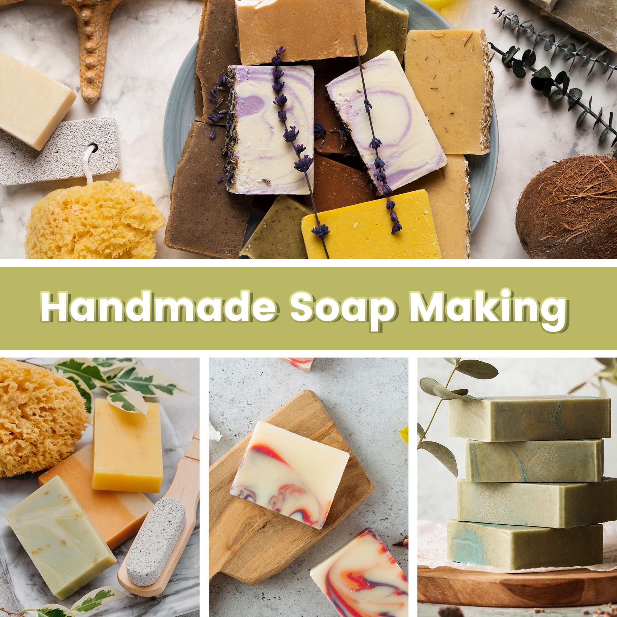 Premium Christmas Soap Making Kit for Adults - DIY Soap Crafting Set with Melter, Base, Fragrance Oils, Dyes & Molds - Perfect Holiday Gift for Beginners - Great for Christmas Gifts, Birthday Presents & Creative Home Activities
