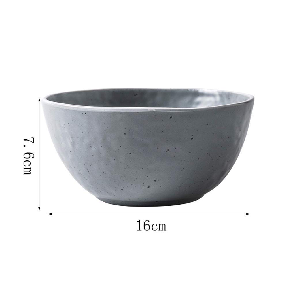 Premium Ceramic Noodle Bowl - Japanese Style Ramen, Udon & Pho Soup Bowl Set - Handcrafted European Ceramic Asian Noodle Dish (Color B) - Perfect for Home Dining, Restaurant Serving & Gift Giving
