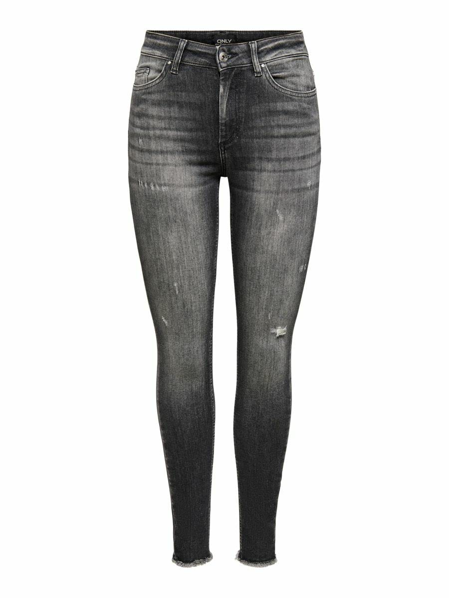 ONLY Women's High Waist Skinny Jeans - Stretch Denim Pants for Casual & Work Wear | Perfect for Office, Dating & Everyday Outfits