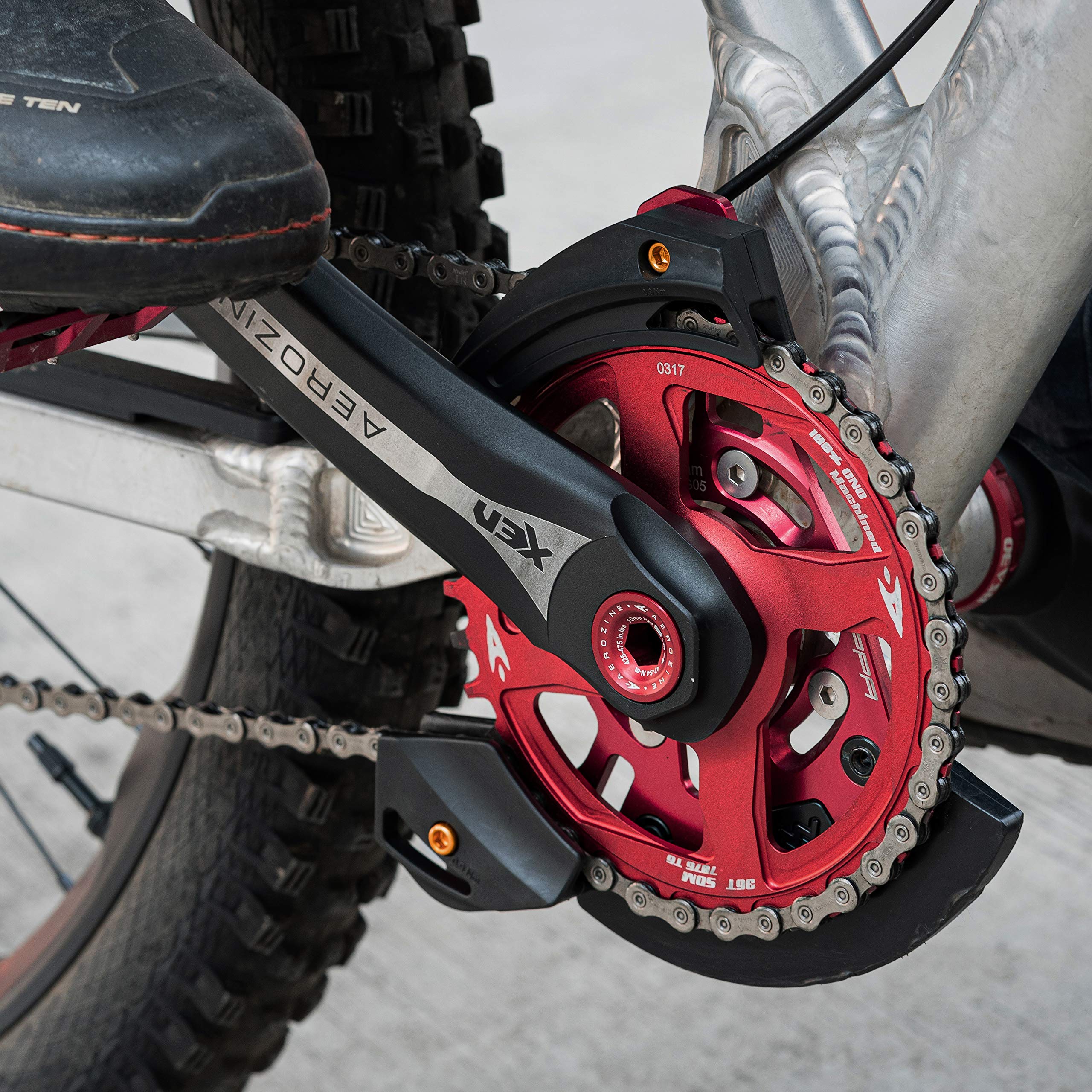 Funn Zippa DH Chain Guide - ISCG05 Interface with BSA Adapter for 32T-38T Mountain Bike - Heavy Duty Chain Protector for Downhill & Enduro Riding - Perfect for Trail, All-Mountain & Bikepark Use