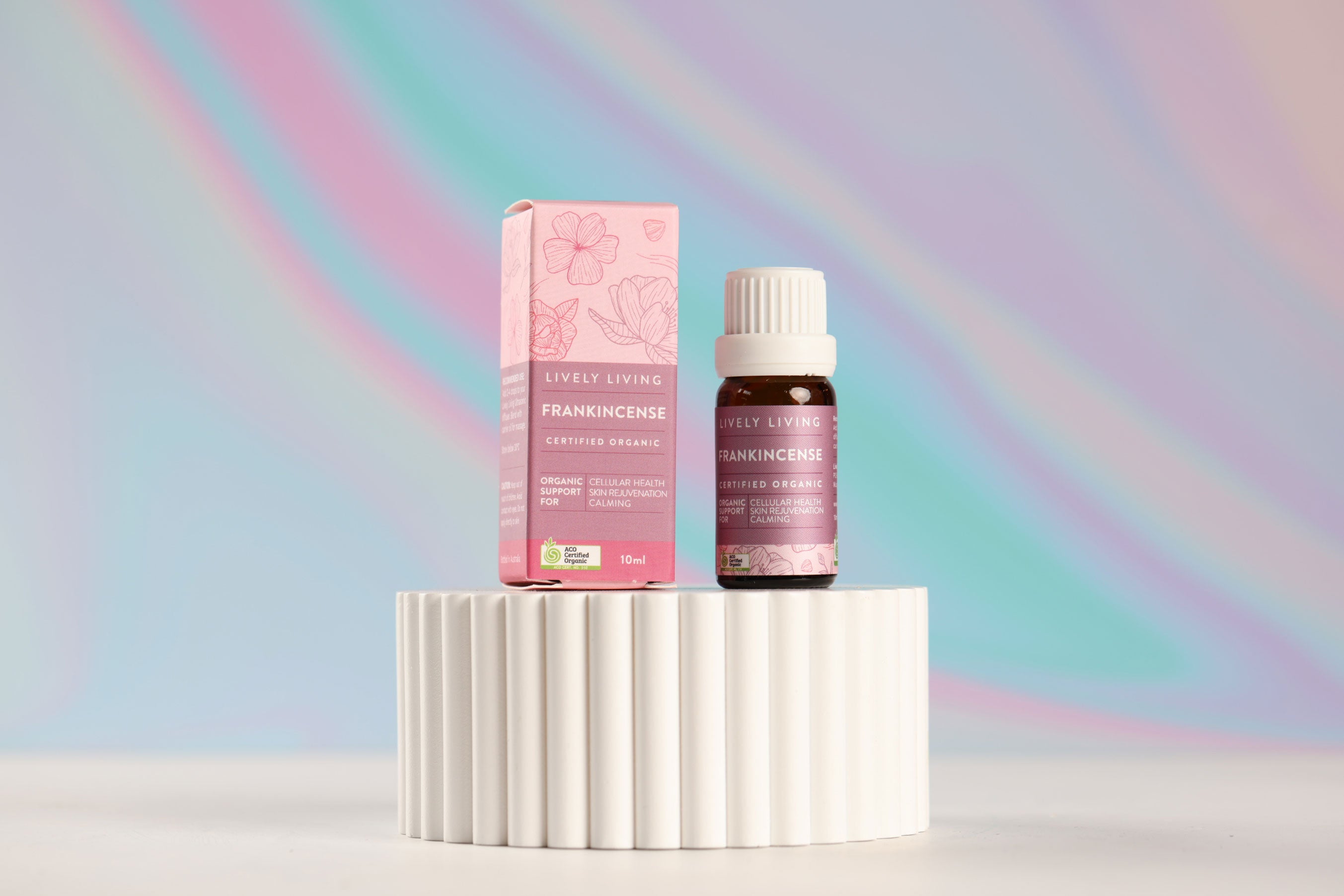 Certified Organic Frankincense Essential Oil - 10ml Pure & Natural for Aromatherapy, Relaxation & Skin Care