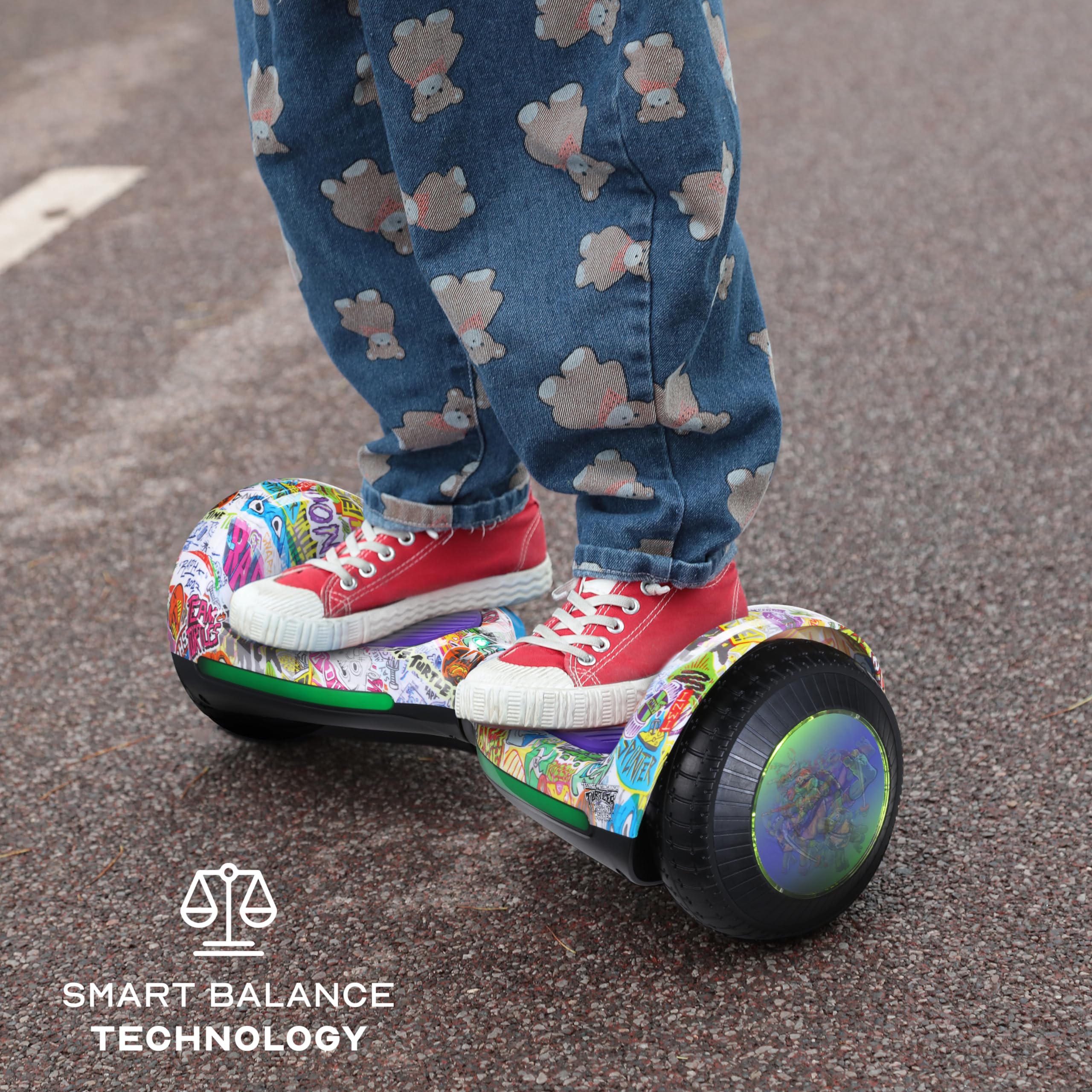Self-Balancing Hoverboard Scooter with LED Light Up Wheels - 6.5