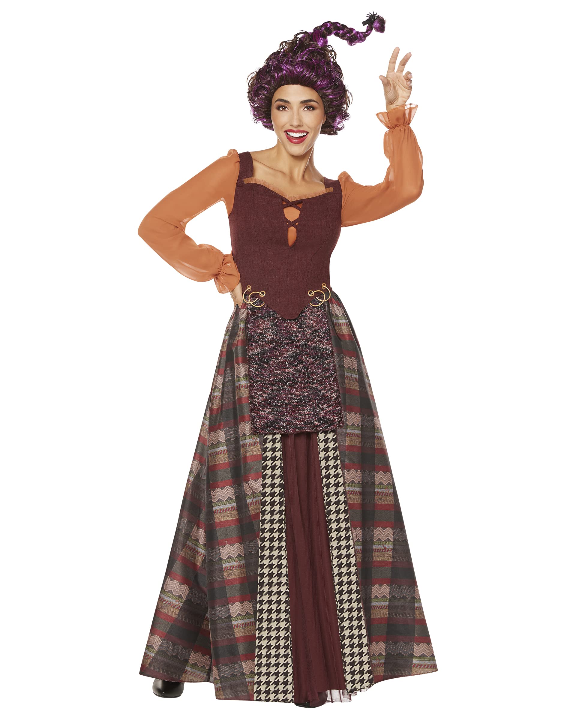 Hocus Pocus Mary Sanderson Costume - Adult Witch Cosplay for Halloween Parties