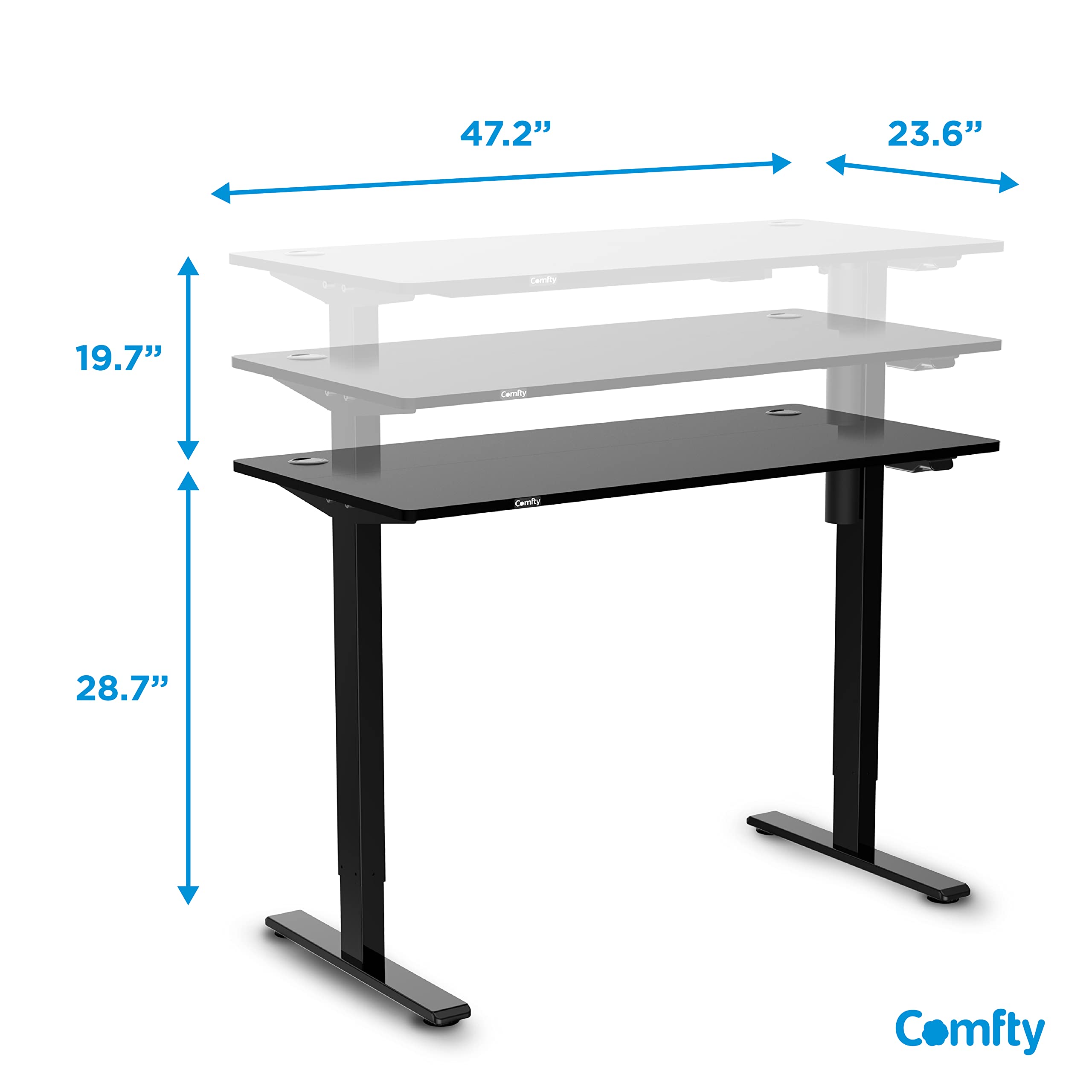 Adjustable Height Desk for Home & Office - 28.7