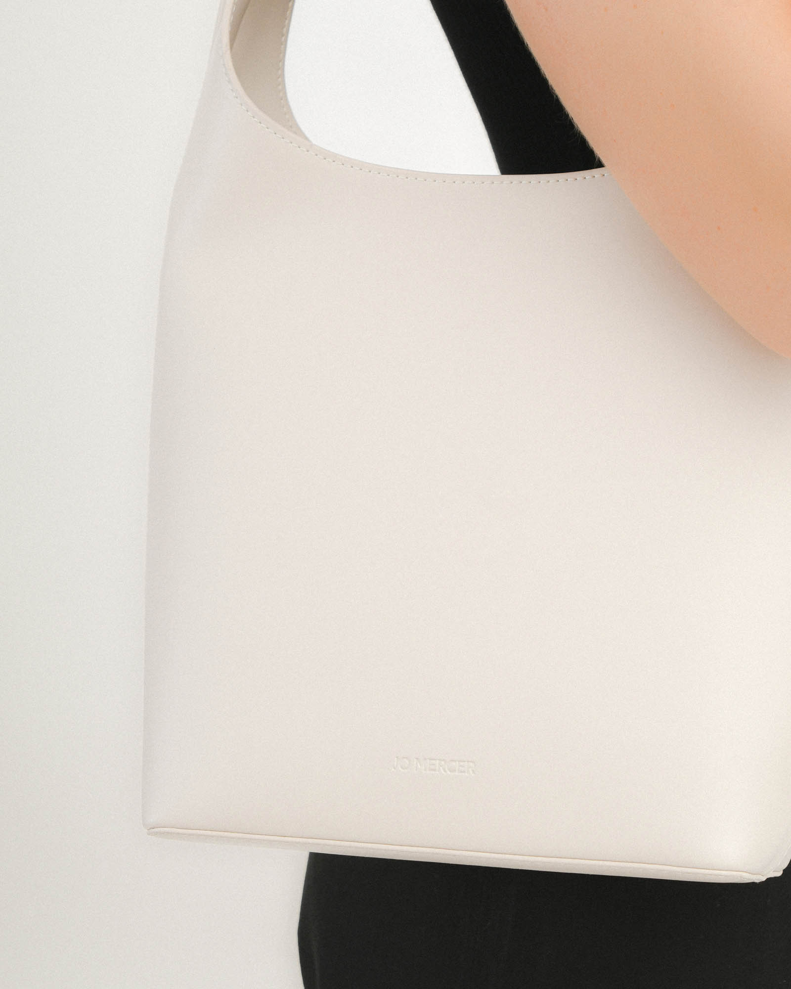 Premium MARIA TOTE BAG in Off-White Genuine Leather - Stylish Women's Handbag for Work, Travel & Everyday Use