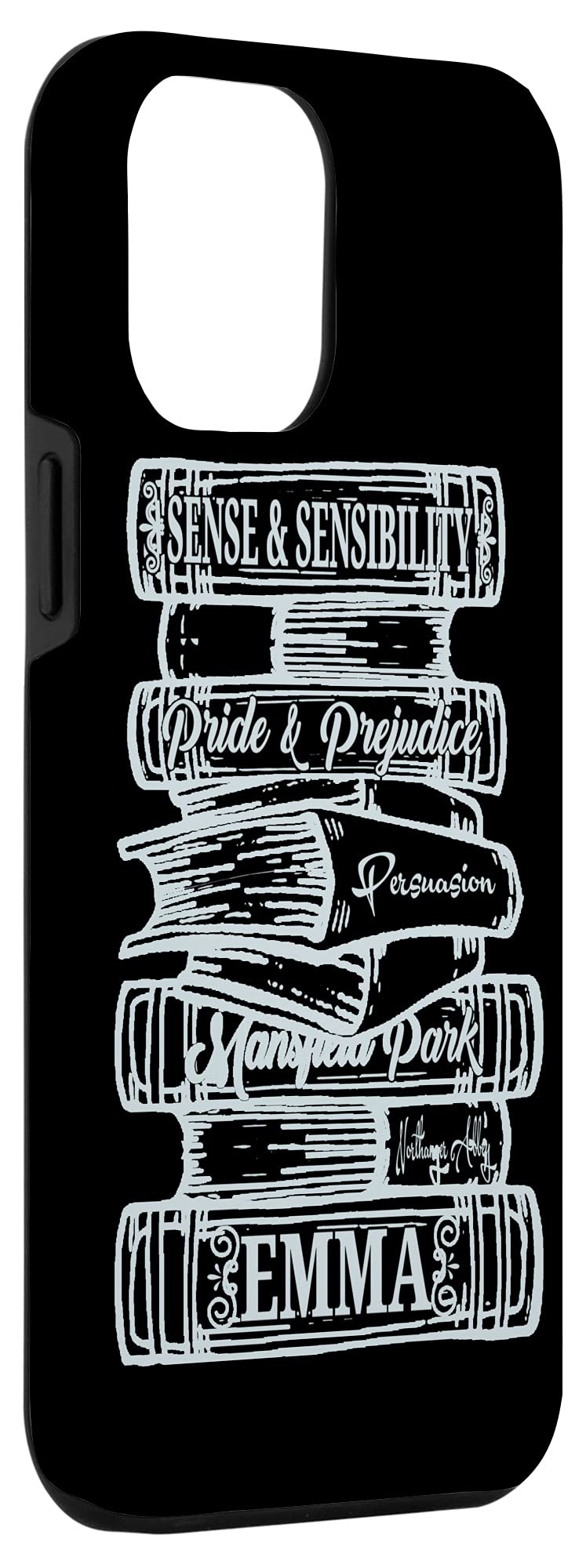 iPhone 12 Pro Max Case with Jane Austen Quotes - Pride & Prejudice Inspired Literary Phone Cover for Book Lovers & Reading Enthusiasts - Perfect for Book Clubs, Gifts & Everyday Use