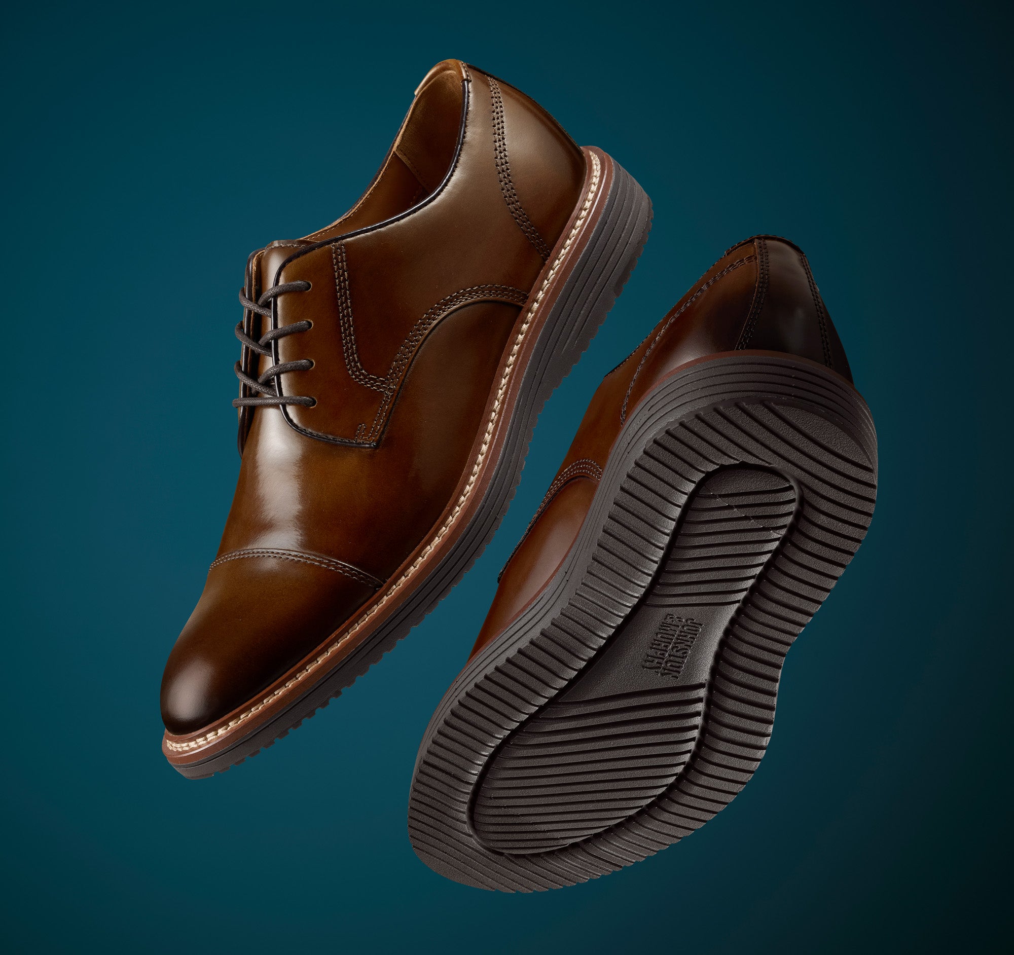 Upton Cap Toe Oxford Dress Shoes for Men - Classic Formal Business & Wedding Leather Shoes - Perfect for Office, Parties & Special Occasions