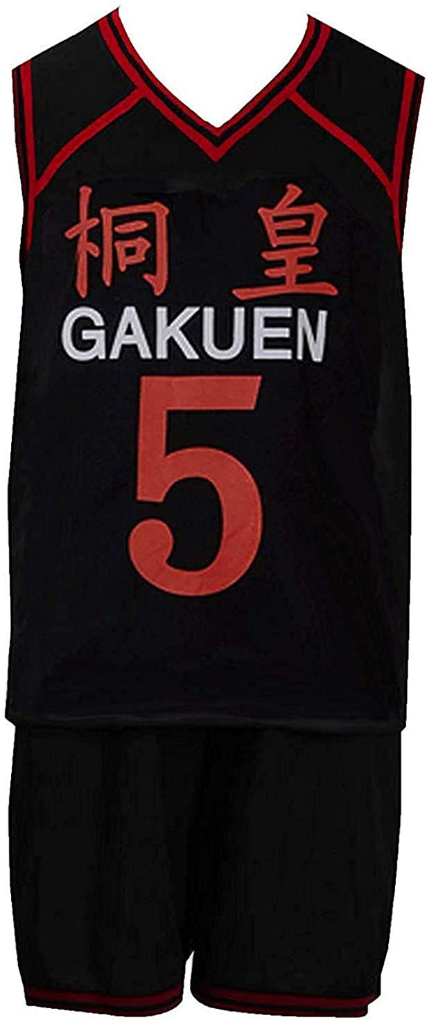 Kuroko No Basket High School No. 5 Cosplay Costume - Anime Basketball Uniform for Cosplay, Halloween, and Themed Parties