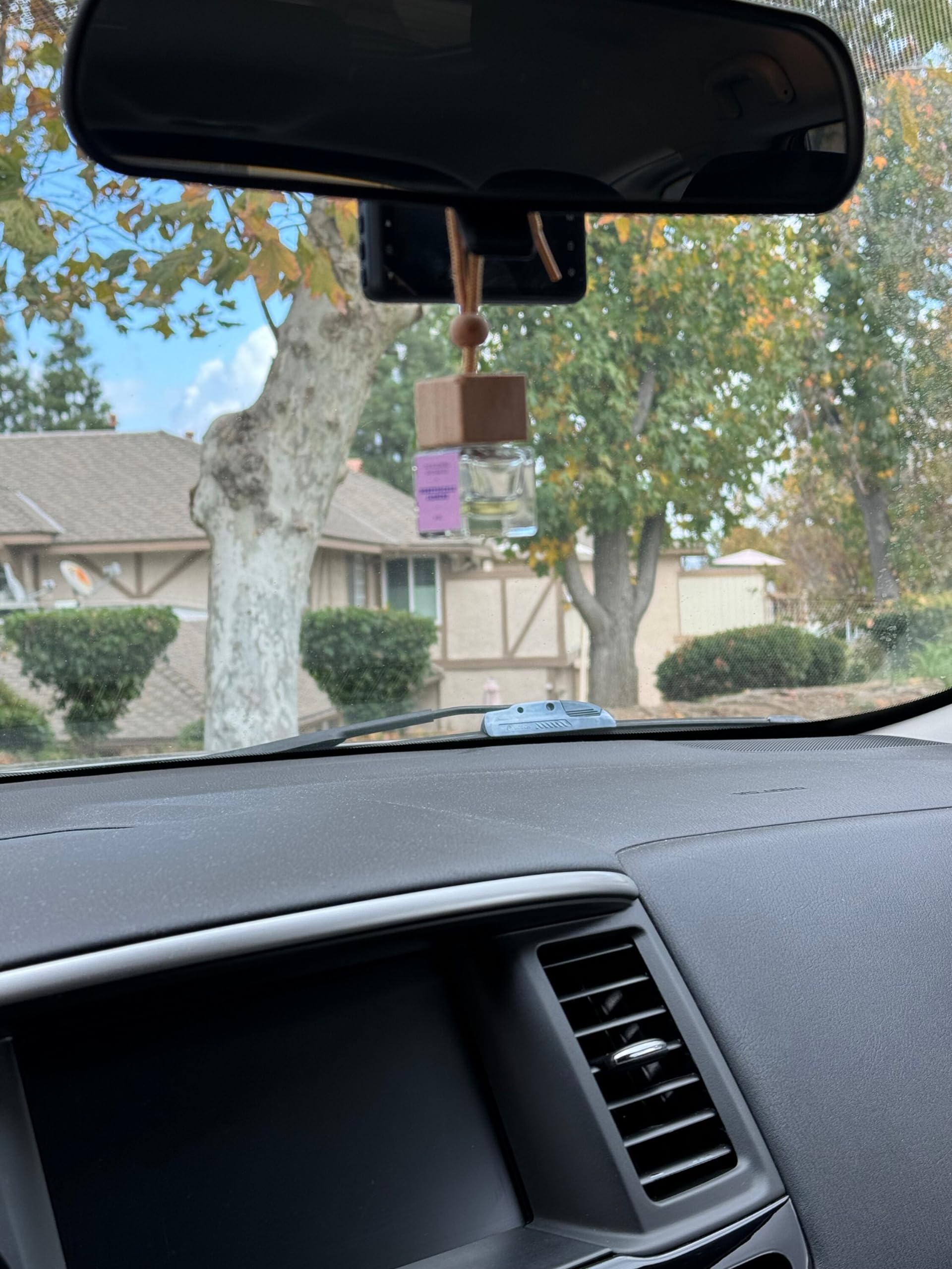 Premium Car Diffuser - Aromatic Iced Vanilla Woods Scent (8ml) | Cute Car Accessory & Small Room Diffuser | Perfect for Road Trips, Office & Home Fragrance