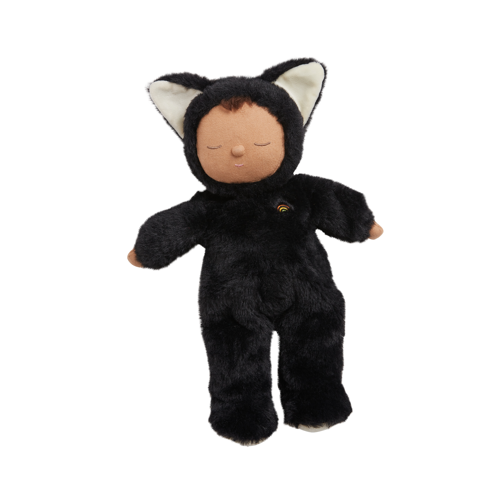 Cozy Dinkums Black Cat Nox - Soft Plush Black Cat Stuffed Animal for Kids & Adults - Perfect for Cuddling, Home Decor, and Gift Giving