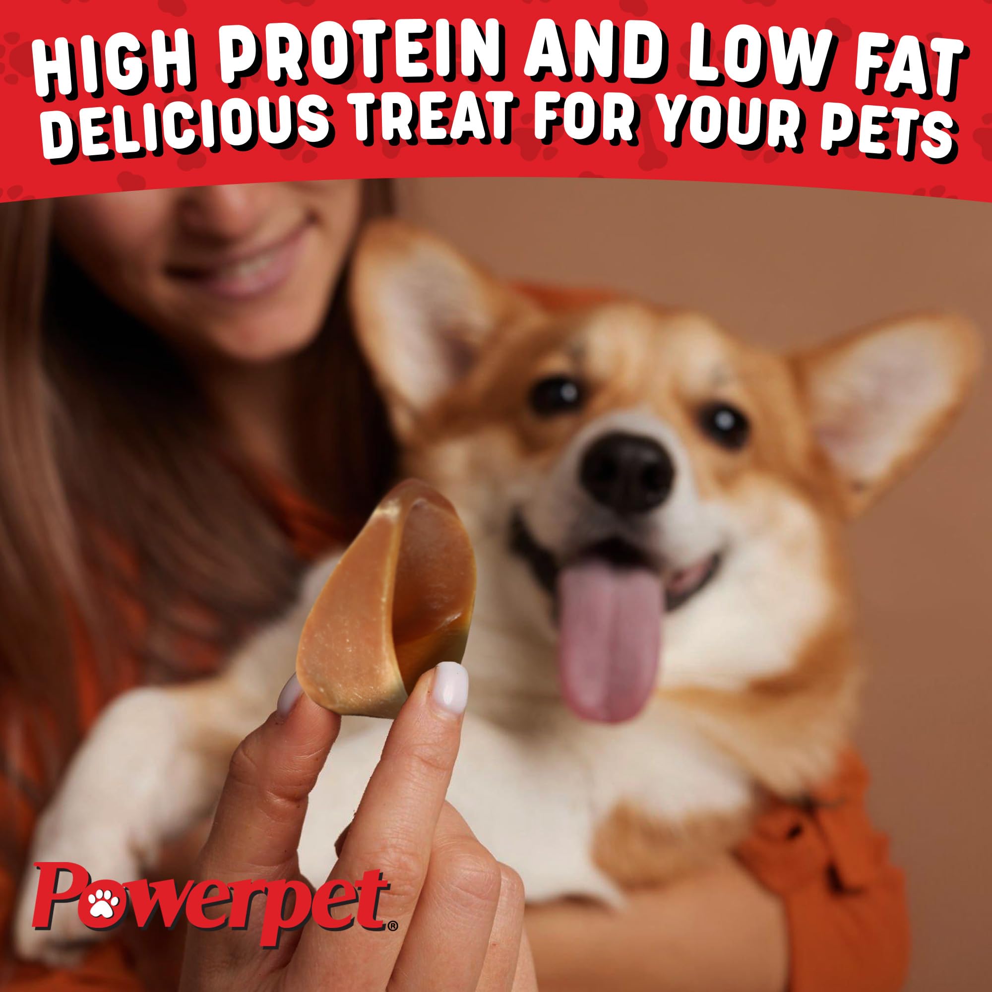 PowerPet 100% Natural Cow Hooves for Dogs - Long-Lasting Dental Chews for All Breeds, Tartar Control & Boredom Relief, Large Size Hoof Chew Treats (20 Pack) - Perfect for Aggressive Chewers, Teething Puppies & Dental Health Maintenance