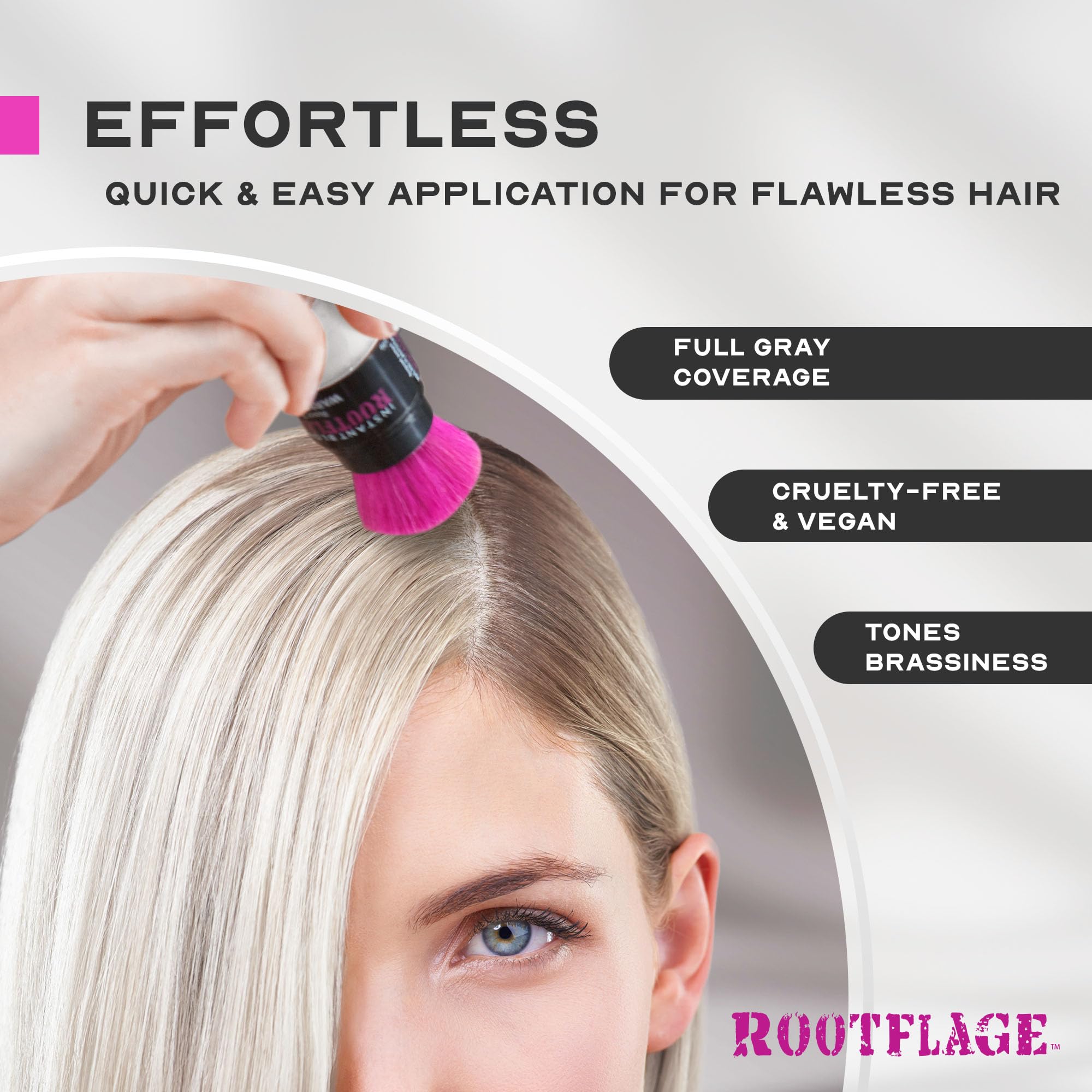 Root Touch Up Powder for Blonde Hair - Instant Temporary Platinum Blonde Root Concealer, Golden Blonde Hair Cover Up Powder for Roots | Perfect for Quick Touch-Ups Between Salon Visits & Special Occasions