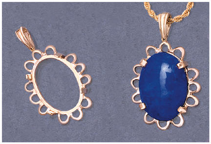Premium 18x13mm & 30x22mm Oval Cameo Cabochon Pendant - Solid Sterling Silver or 14K Gold - Handcrafted in USA - Perfect for Vintage Jewelry, Gift Giving & Special Occasions