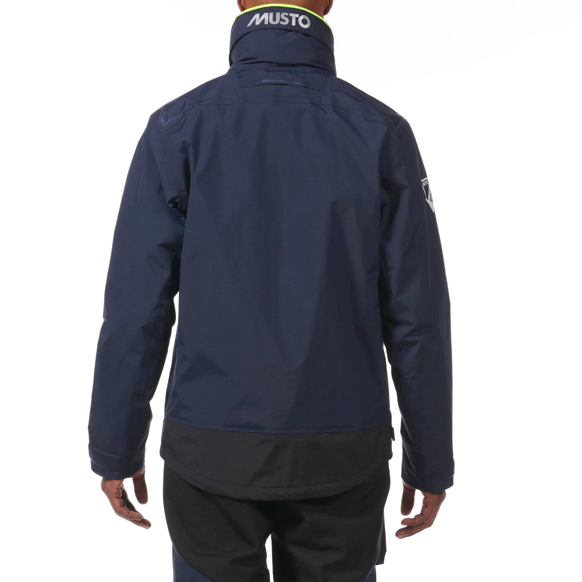 MUSTO Men's BR1 Solent Waterproof Sailing Jacket - Navy Blue | Windproof & Breathable Outdoor Jacket for Sailing, Boating & Marine Activities