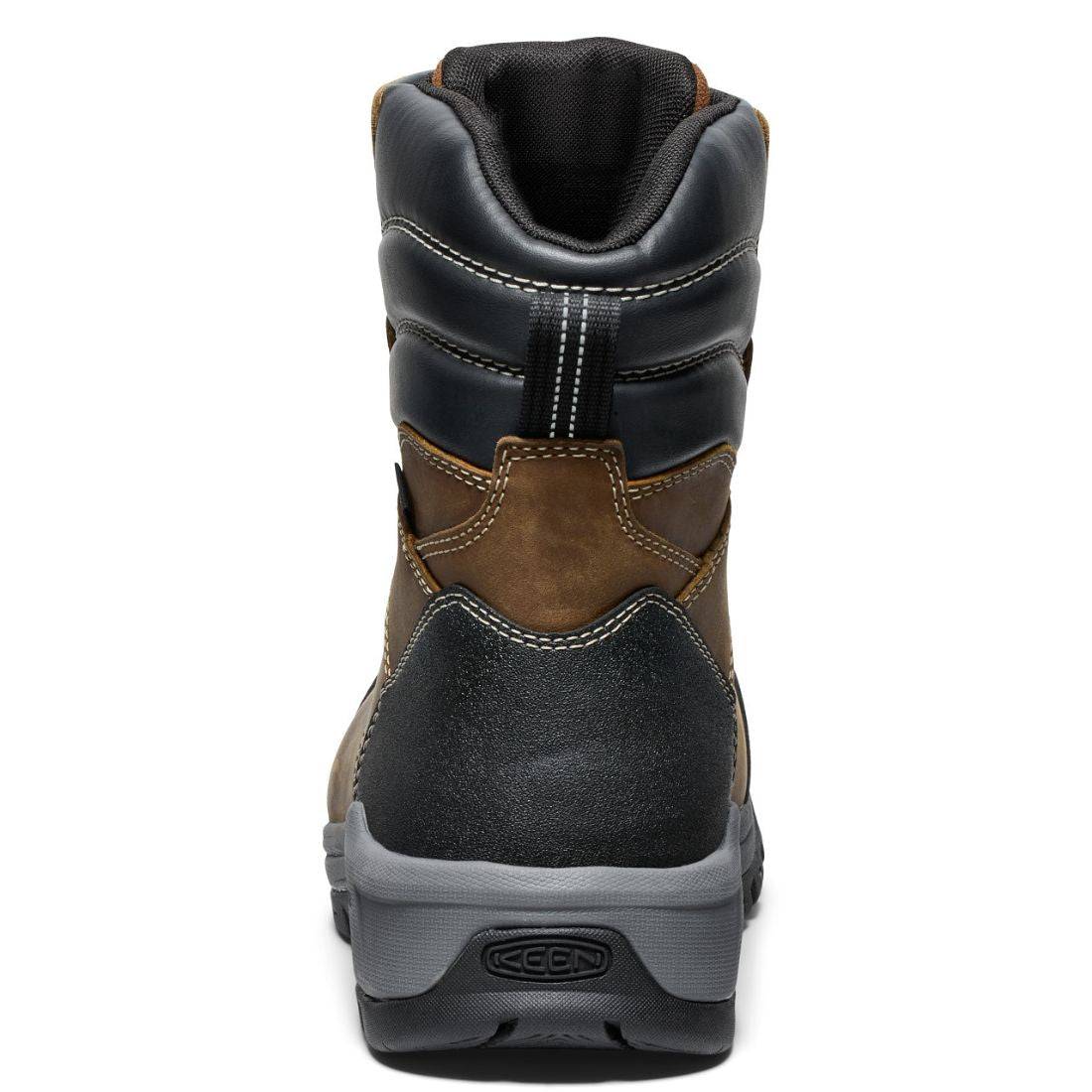 **Keen Evanston Men's Waterproof Composite Toe Work Boots - Size 8, Brown (Model 1029670) - Durable Safety Shoes for Construction, Hiking & Outdoor Work**