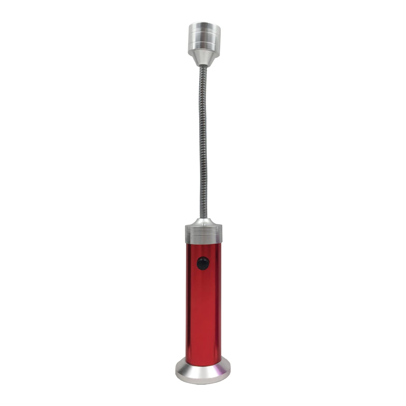 Super Bright LED BBQ Grill Lights with Magnetic Base - 360° Adjustable Gooseneck, Weatherproof Outdoor Cooking Light for Grilling, Camping & Backyard Parties (Red)