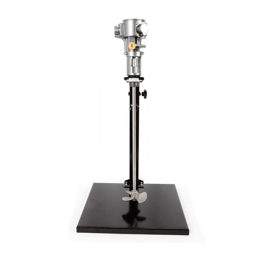 **5 Gallon Pneumatic Paint Mixer Drill Attachment with Stand & Stainless Steel Mixing Propellers – Heavy Duty Paint Mixing Tool for Paint Factory, Barrel Tank (Tank Not Included) – Perfect for Industrial Paint Mixing, DIY Projects & Large-Scale Painting Jobs**